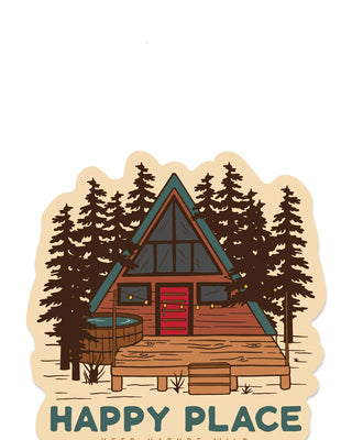 Happy Place Sticker - The Farmhouse AZ