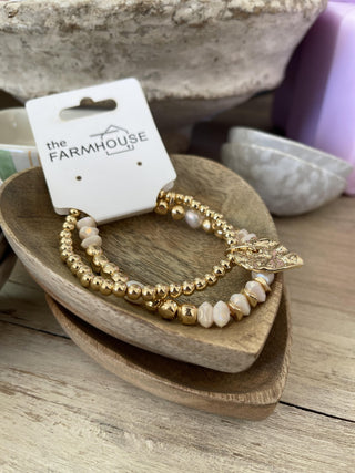 Heartfelt Bracelet - Gold - The Farmhouse