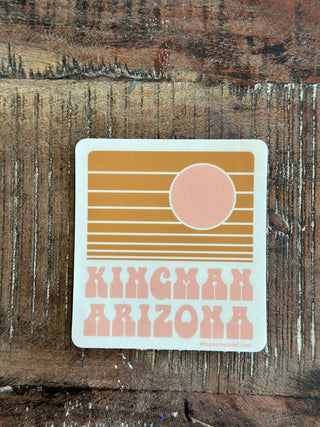 Hippie Sunset Kingman Sticker - 423 Stationery - The Farmhouse