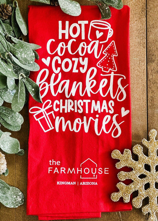 Hot Cocoa Tea Towel - The Farmhouse
