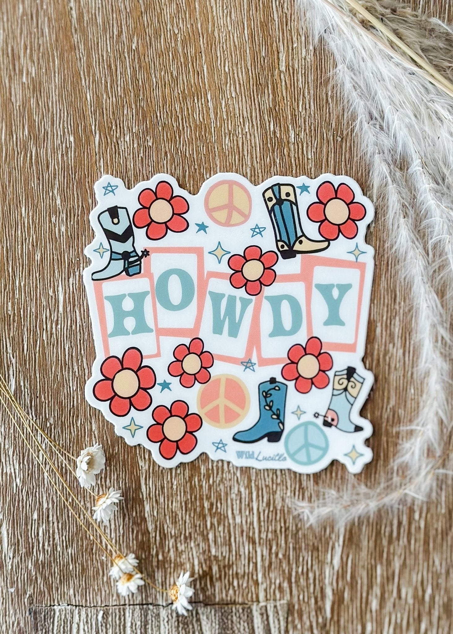 Howdy Print Sticker - The Farmhouse