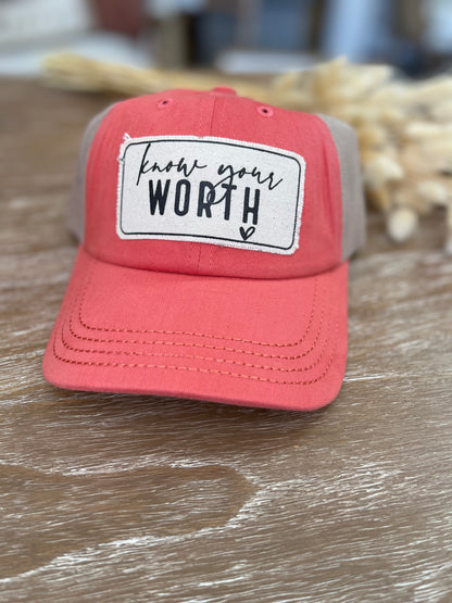 Know Your Worth Hat