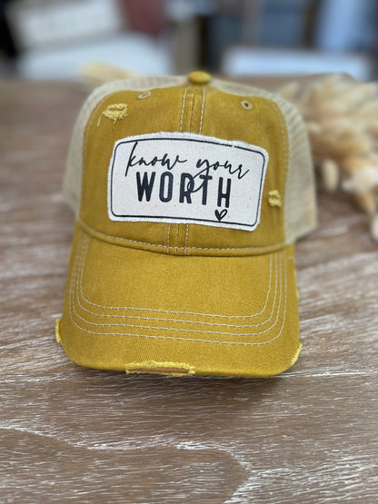 Know Your Worth Hat