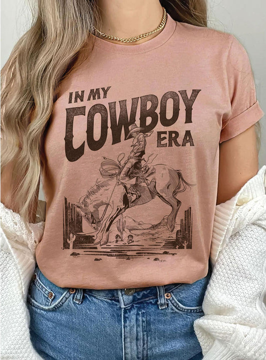 In My Cowboy Era Tee - The Farmhouse