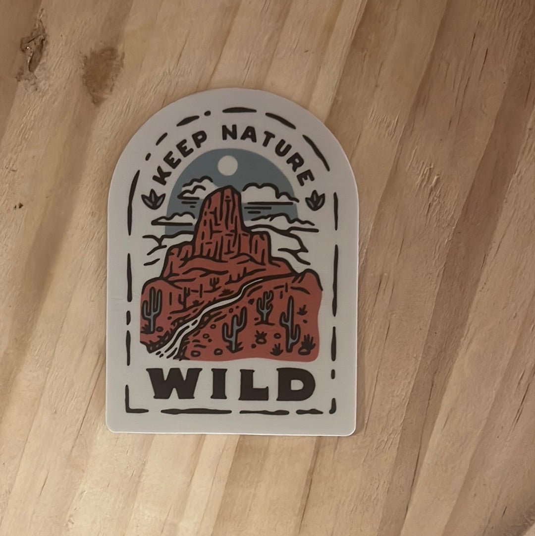 Keep Nature Wild Southwest Sticker - The Farmhouse AZ