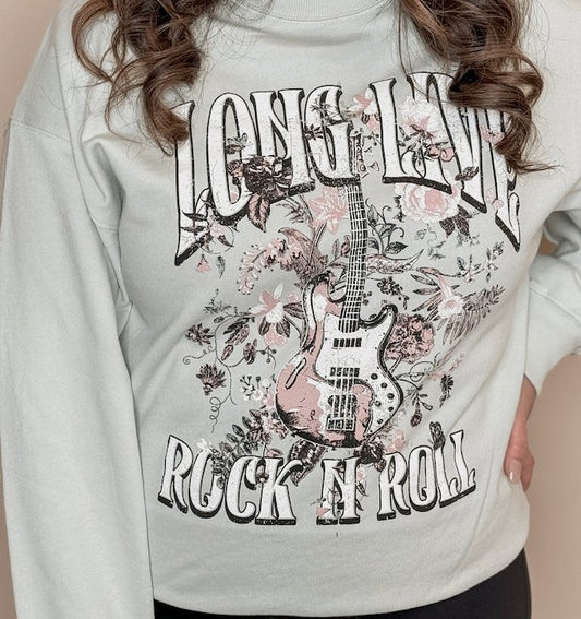 Long Live Rock and Roll Sweatshirt - The Farmhouse