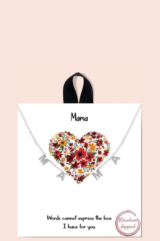 MAMA Letter Necklace - The Farmhouse
