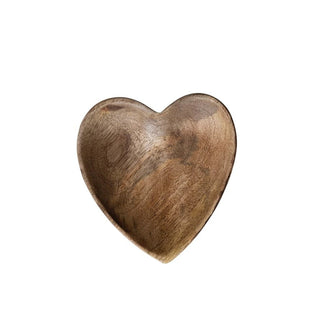 Mango Wood Heart Dish - The Farmhouse