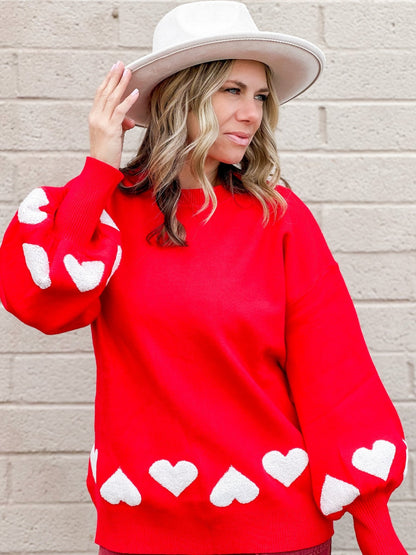Queen Of Hearts Sweater - The Farmhouse