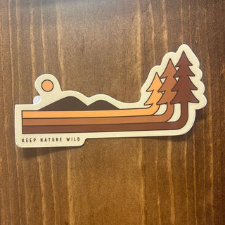 Retro Pines Sticker - 423 Stationery - The Farmhouse