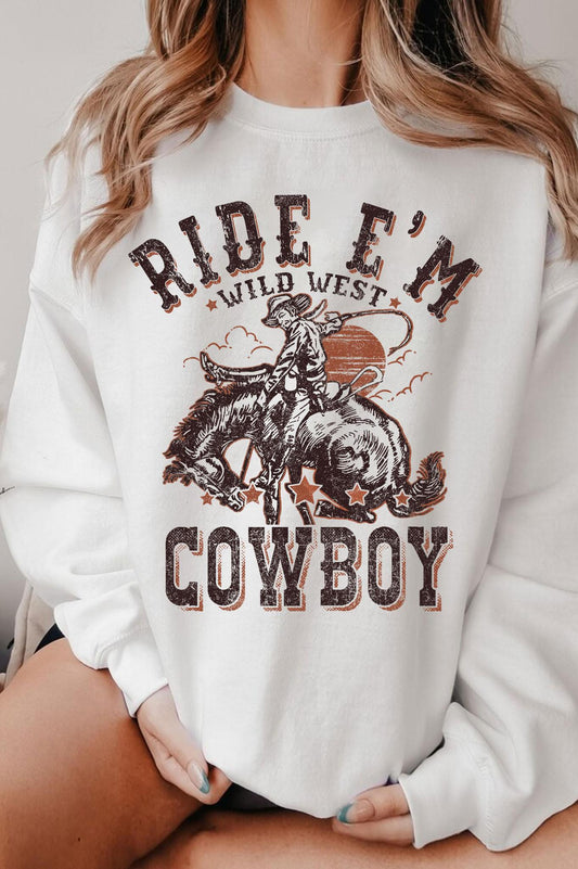 Ride E'm Cowboy Sweatshirt - The Farmhouse