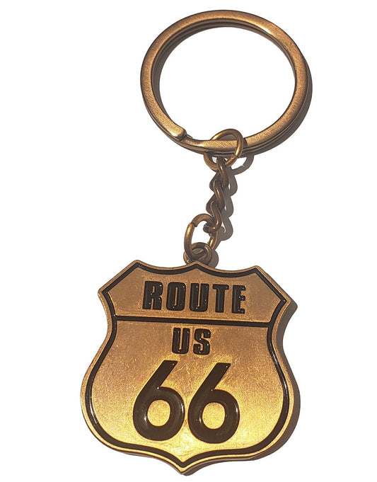Route 66 Keychain Bronze - The Farmhouse AZ