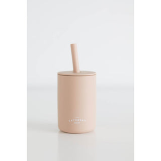 Silicone Straw Cup Sand - The Farmhouse AZ