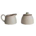 Speckled Stoneware Cream and Sugar Set - The Farmhouse