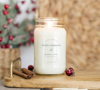 Antique Candle Co, 16oz Candle, Spiced Cranberry - 410 Candles & Scents - The Farmhouse