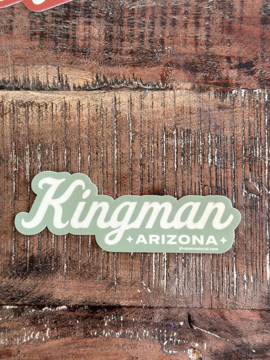 Starlite Script Kingman Sticker - Sage - The Farmhouse AZ