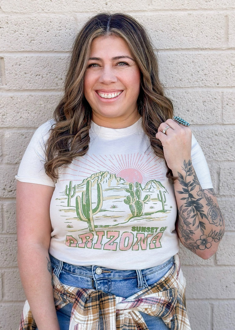 Sunset of AZ Premium Tee - The Farmhouse