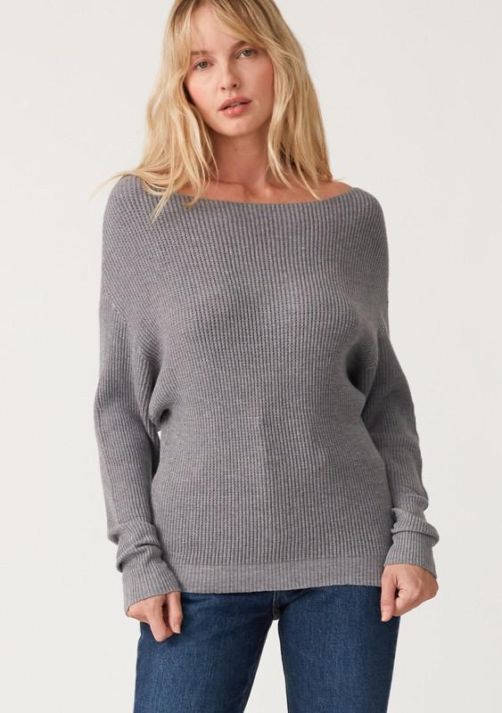 The Beverly Sweater - Charcoal - The Farmhouse