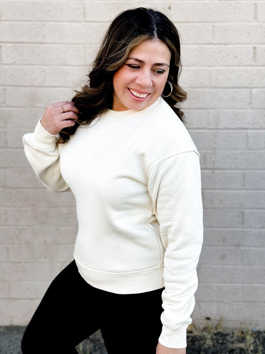 The Dunk Pullover - Ivory - The Farmhouse
