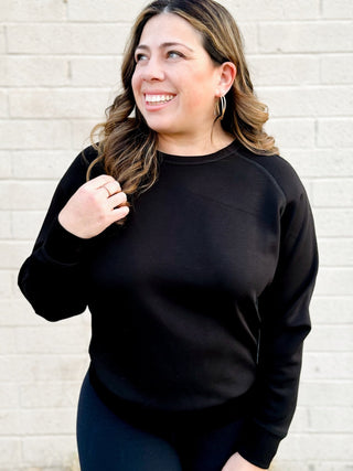 The LuLu Pullover - Black - The Farmhouse