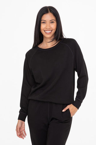 The LuLu Pullover - Black - The Farmhouse