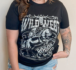 Wild West Rodeo Cowboy Tee - The Farmhouse