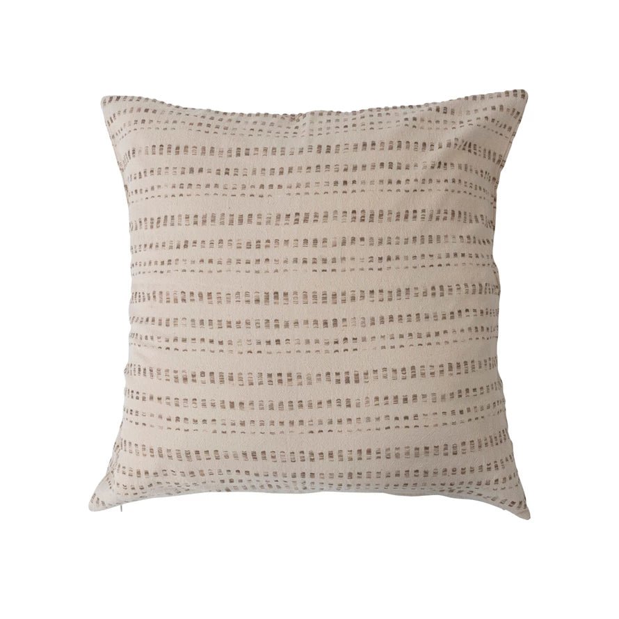 Woven Patterned Pillow - The Farmhouse